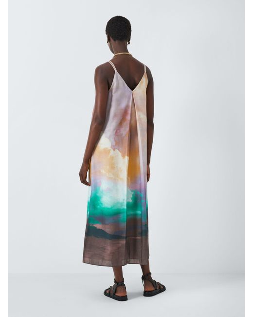 John Lewis White Cloud Print Cami Dress