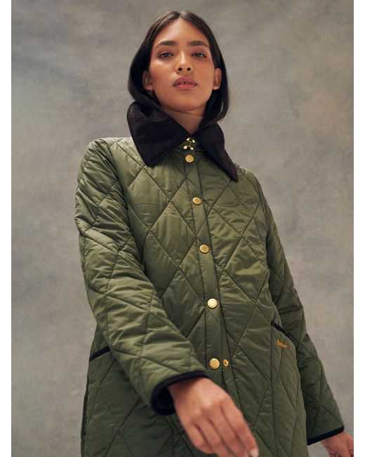 Barbour Green Modern Liddesdale Quilted Jacket