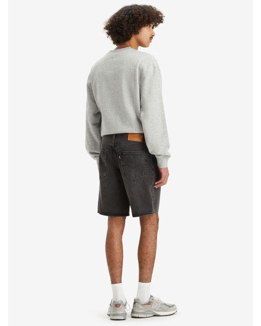 Levi's Gray 468 Loose Shorts for men