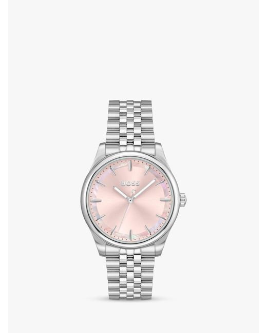 BOSS Boss 1502776 Graceful Bracelet Strap Watch in White | Lyst UK