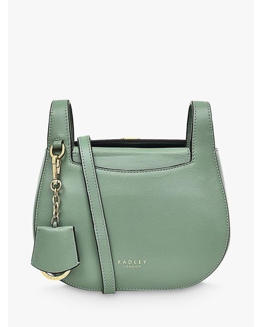 Radley Half Moon Street Leather Cross Body Bag in Jade (Green) Lyst UK