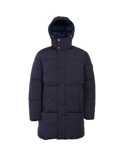 Joop! Blue Fabrius Quilted Hooded Winter Jacket for men