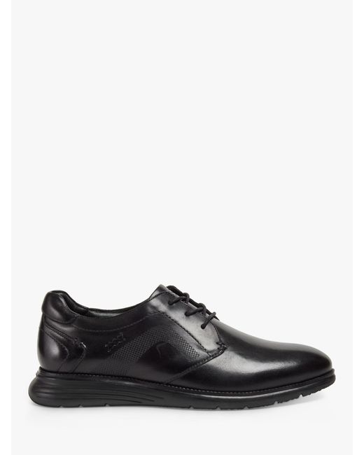Pod Black Aston Leather Shoes for men