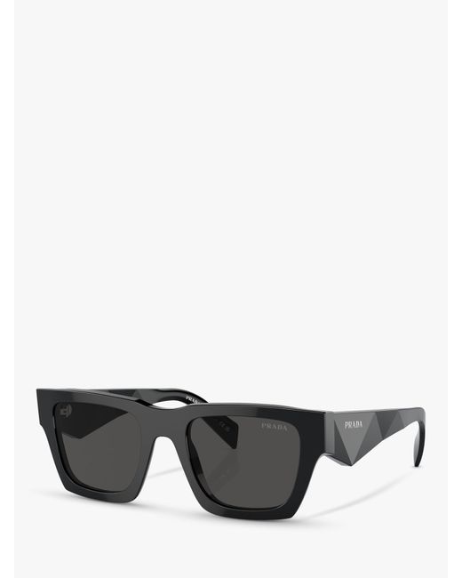 Prada Gray Pr A06s D-frame Sunglasses for men