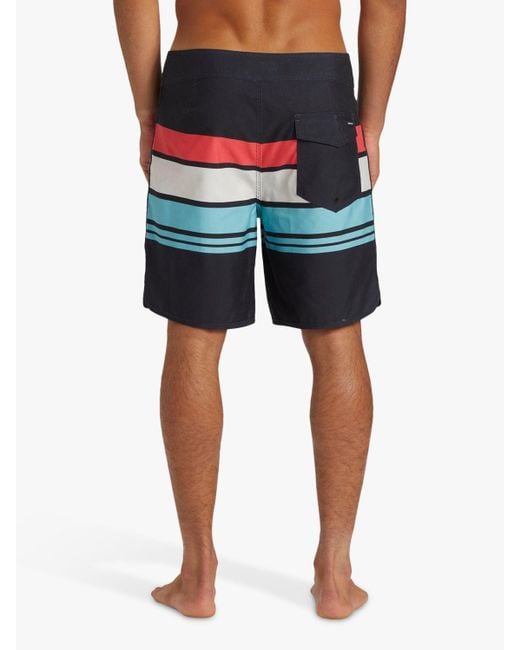 Quiksilver Blue Everyday Stripe Swim Shorts for men