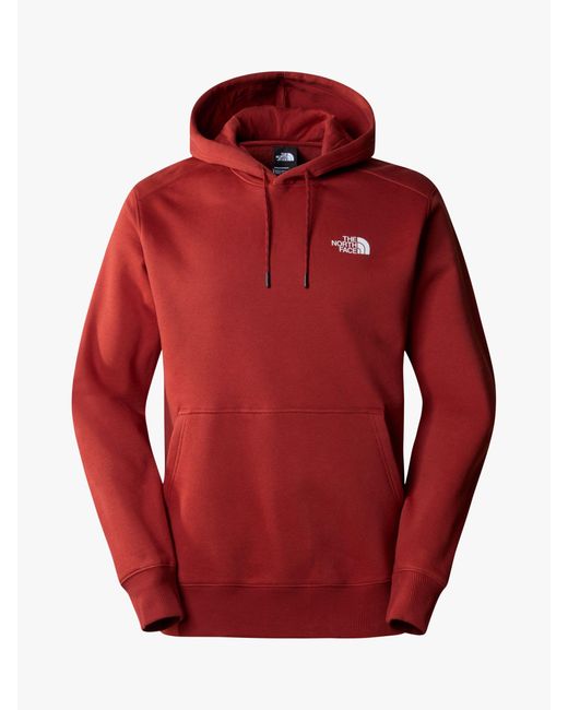 The North Face Red Back Graphic Hoodie for men