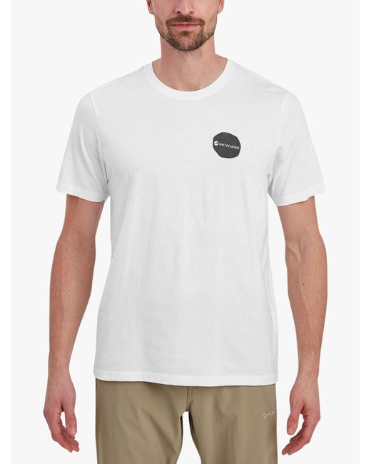 MONTANÉ White Transpose Organic Cotton T-shirt for men