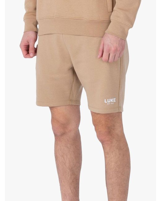 Luke 1977 Natural Staggering Sweat Shorts for men