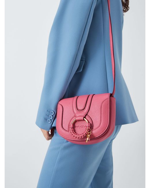 See By Chloé Pink Hana Mini Leather Cross Body Bag