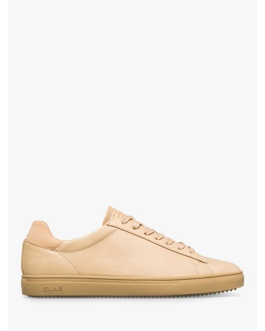 CLAE Natural Bradley Essentials Leather Trainers for men