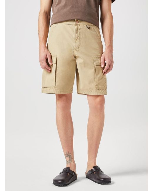 Wrangler Natural Casey Utility Cargo Shorts for men