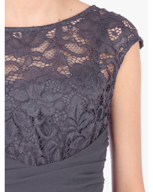 jolie moi lace bodice maxi prom dress