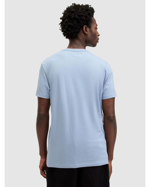AllSaints White Tonic Crew Neck T-shirt for men