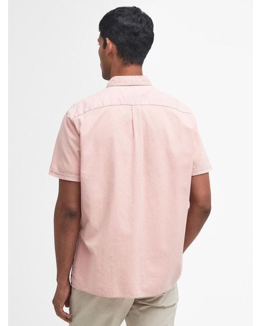Barbour Pink Terra Dye Regular Shirt for men