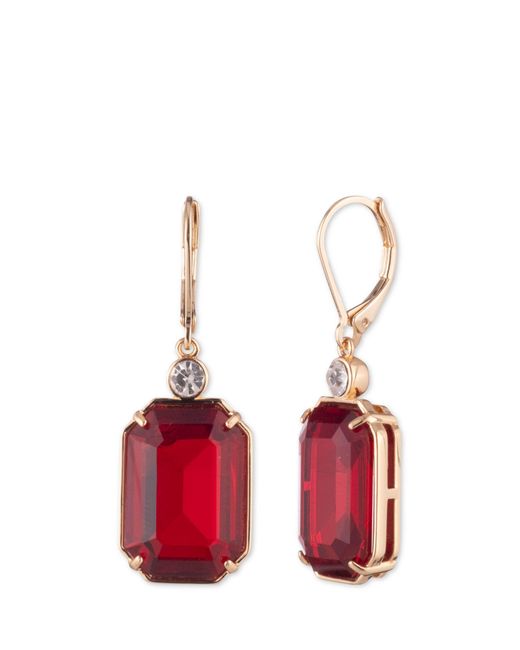 Buy Fashion Jewelry|Red Natural Stone Heart Dainty Short Drop Earrings