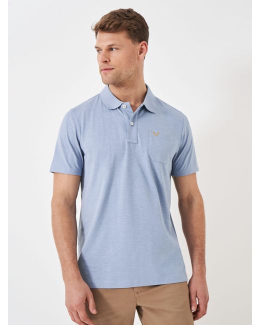 Crew Blue Polo Shirt for men