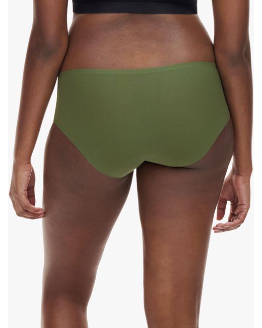 Chantelle Green Soft Stretch Hipster Knickers