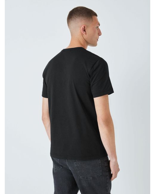 Gant Black Regular Shield Short Sleeve T-shirt for men