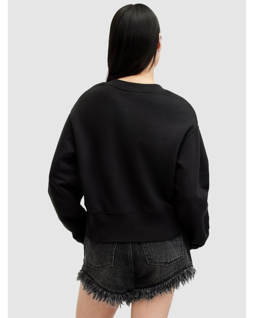 AllSaints Black Flite Separo Sweatshirt