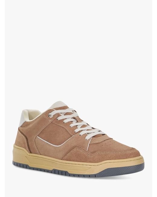Dune Natural Tainted Suede Trainers for men