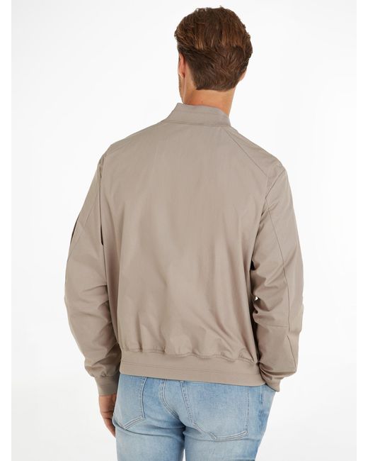 Calvin Klein Natural Organic Cotton Blend Bomber Jacket for men