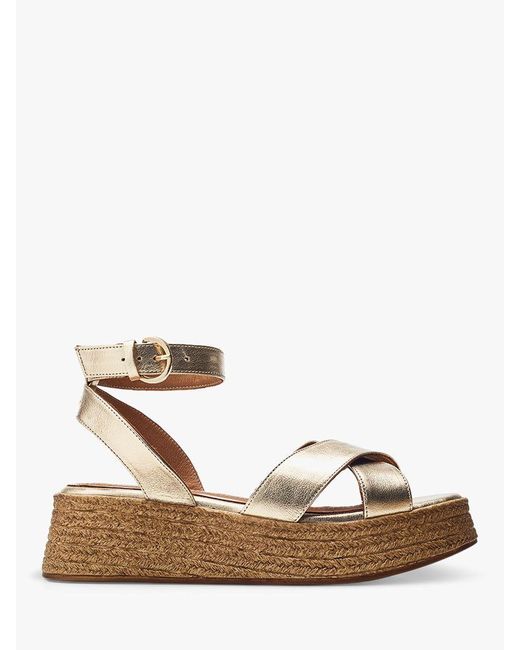 Moda In Pelle Natural Pashyn Leather Sandals