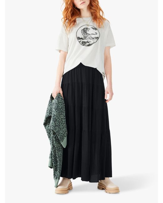 Hush Branwen Textured Maxi Skirt in 