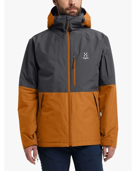 Haglöfs Gray Gondol Waterproof Ski Jacket for men