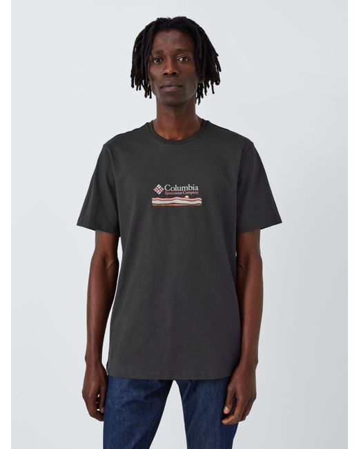 Columbia Black Explorer Canyon T-shirt for men