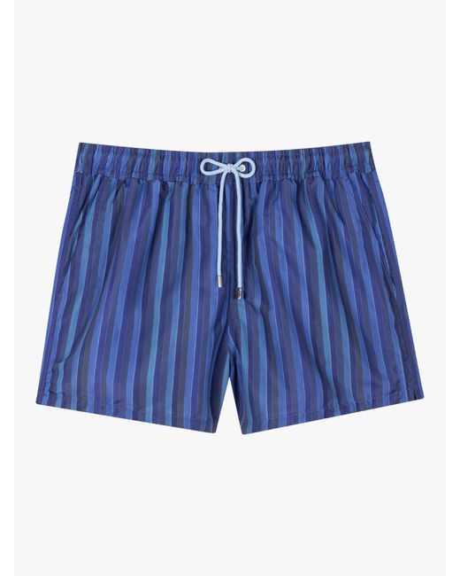 Paul Smith Blue Pinstripe Swim Shorts for men