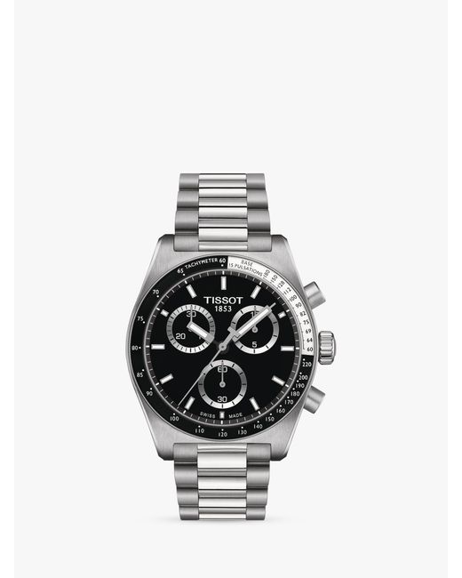 Tissot White Pr516 Chronograph Bracelet Strap Watch for men