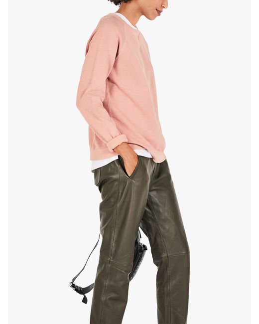 Hush Leather Joggers | Lyst UK