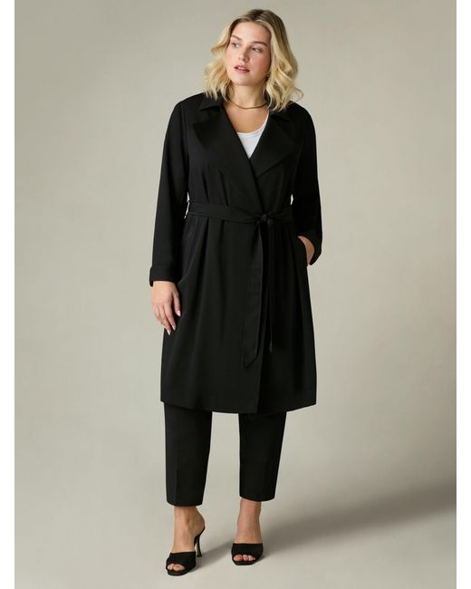 Live Unlimited Black Curve Realexed Tailored Duster Jacket