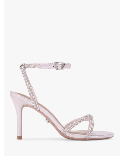 Carvela Kurt Geiger Pink Stargaze Diamante Stiletto Heel Sandals
