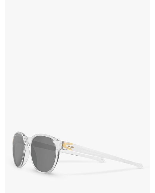 Oakley Gray Oo9126 Reedmace Round Polarised Sunglasses for men