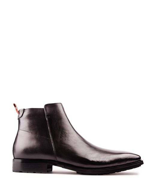 Simon Carter Brown Primrose Leather Chelsea Boots for men