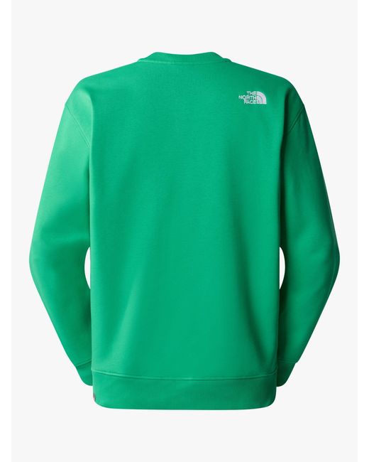 The North Face Green Essential Crew Jumper for men