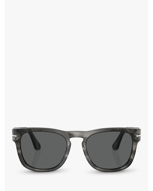 Persol Gray Po3333s Elio Square Sunglasses