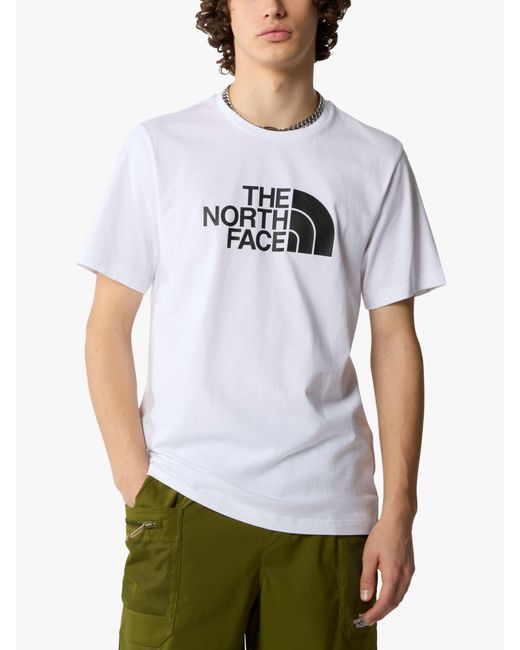 The North Face White Easy Short Sleeve T-shirt for men