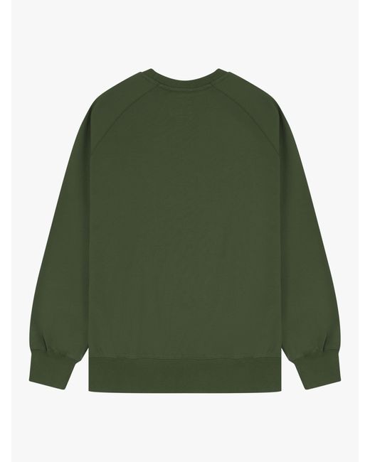 Uskees Green Organic Cotton Crew Jumper for men