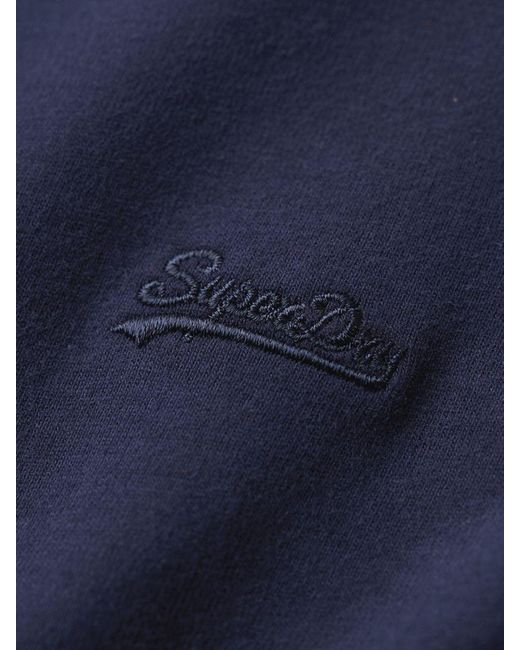 Superdry Blue Embroidered Vintage Logo T-shirt