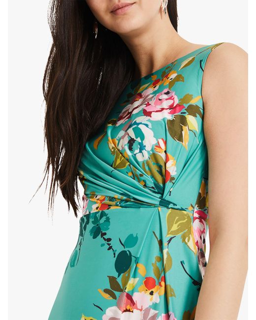 phase eight green floral dress