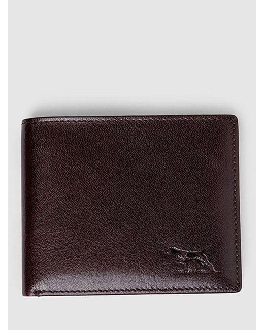 Rodd & Gunn Brown Wakefield Leather Bi-fold Wallet for men