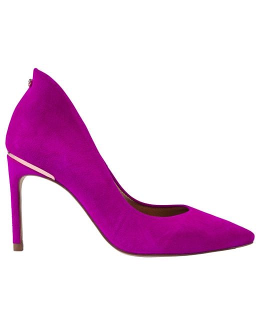 Ted Baker Purple Savio 2 Stiletto Heeled Court Shoes