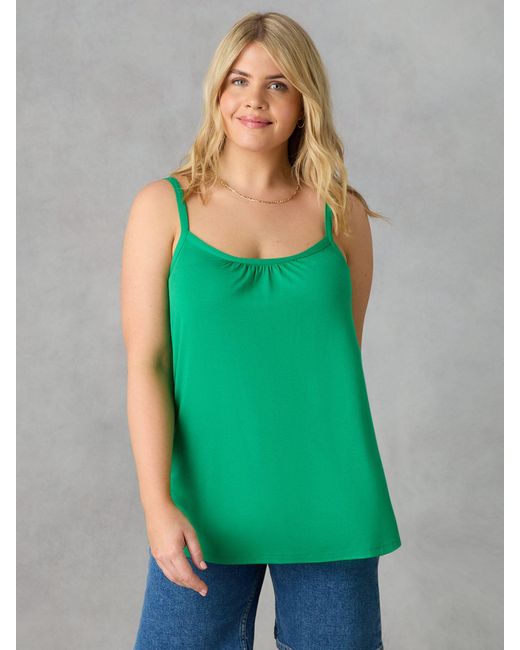 Live Unlimited Green Jersey A-line Cami