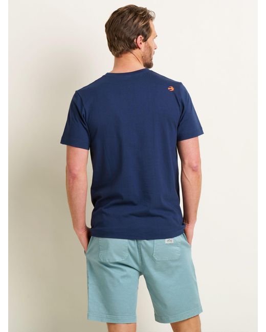 Brakeburn Blue Sup Paddle Graphic T-shirt for men