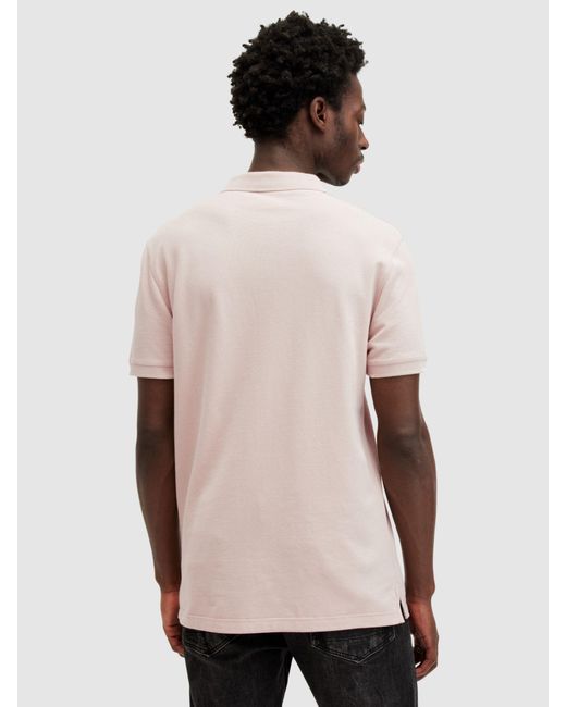 AllSaints Natural Reform Organic Cotton Polo Shirt for men