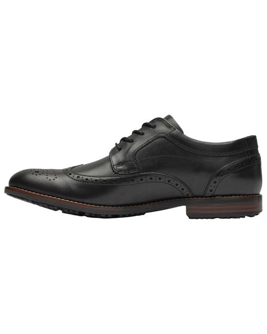 rockport dustyn waterproof wingtip brogues