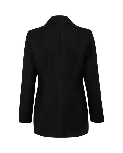 Soaked In Luxury Black Malia Fitted Single Breasted Blazer