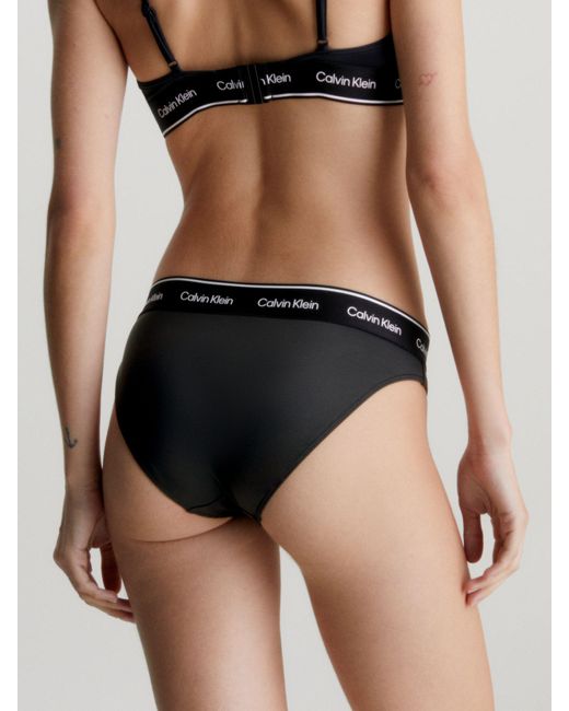 Calvin Klein Black Logo Bikini Bottoms